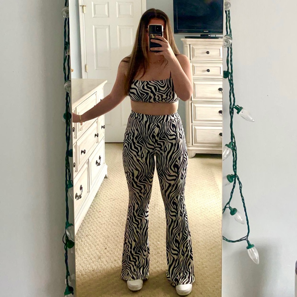 Shein: Zebra Print Set, Size S